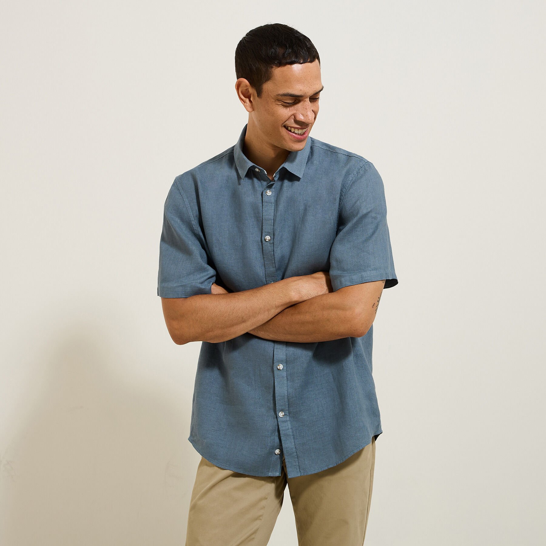 Chemise manche courte homme jules clearance
