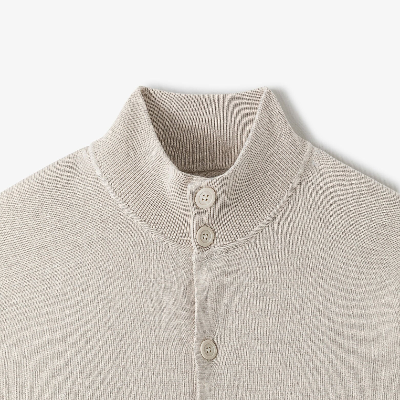 Gilet boutonn&eacute; col montant