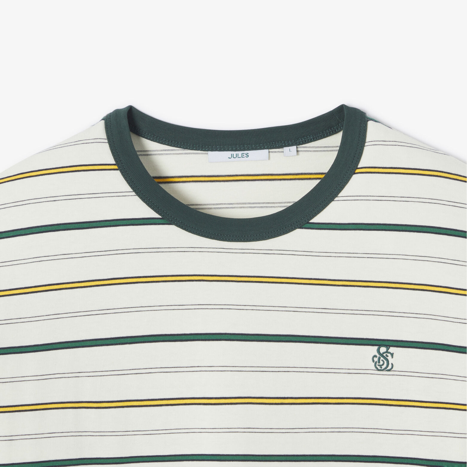 Tee shirt ray&eacute; contrast&eacute;