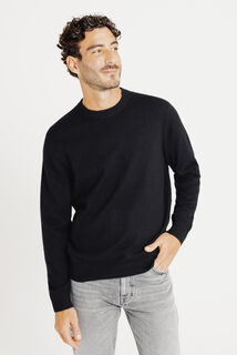 Pull col rond m&eacute;rinos cachemire