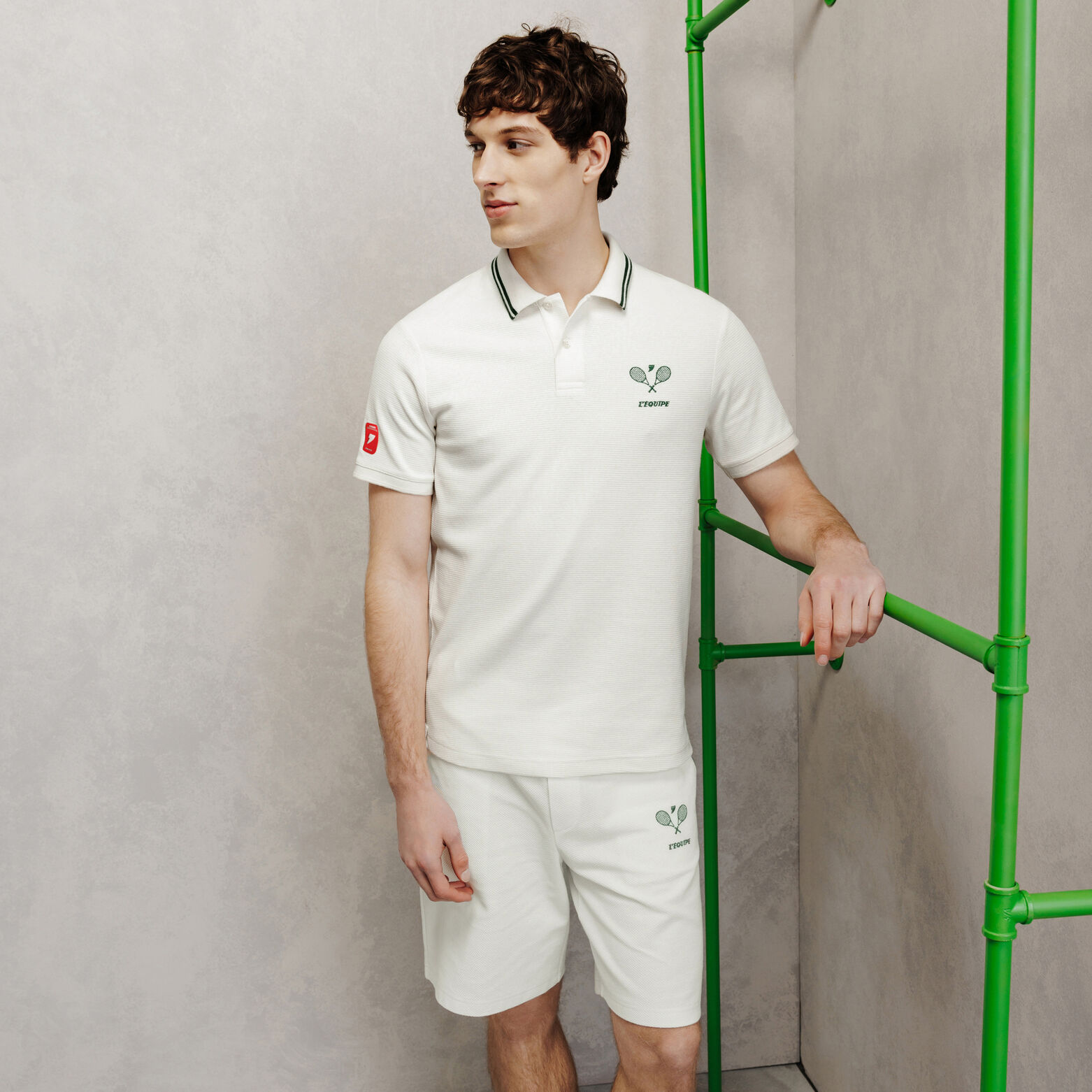 Polo avec broderie licence L'&Eacute;quipe