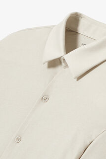 Chemise en maille coton slim