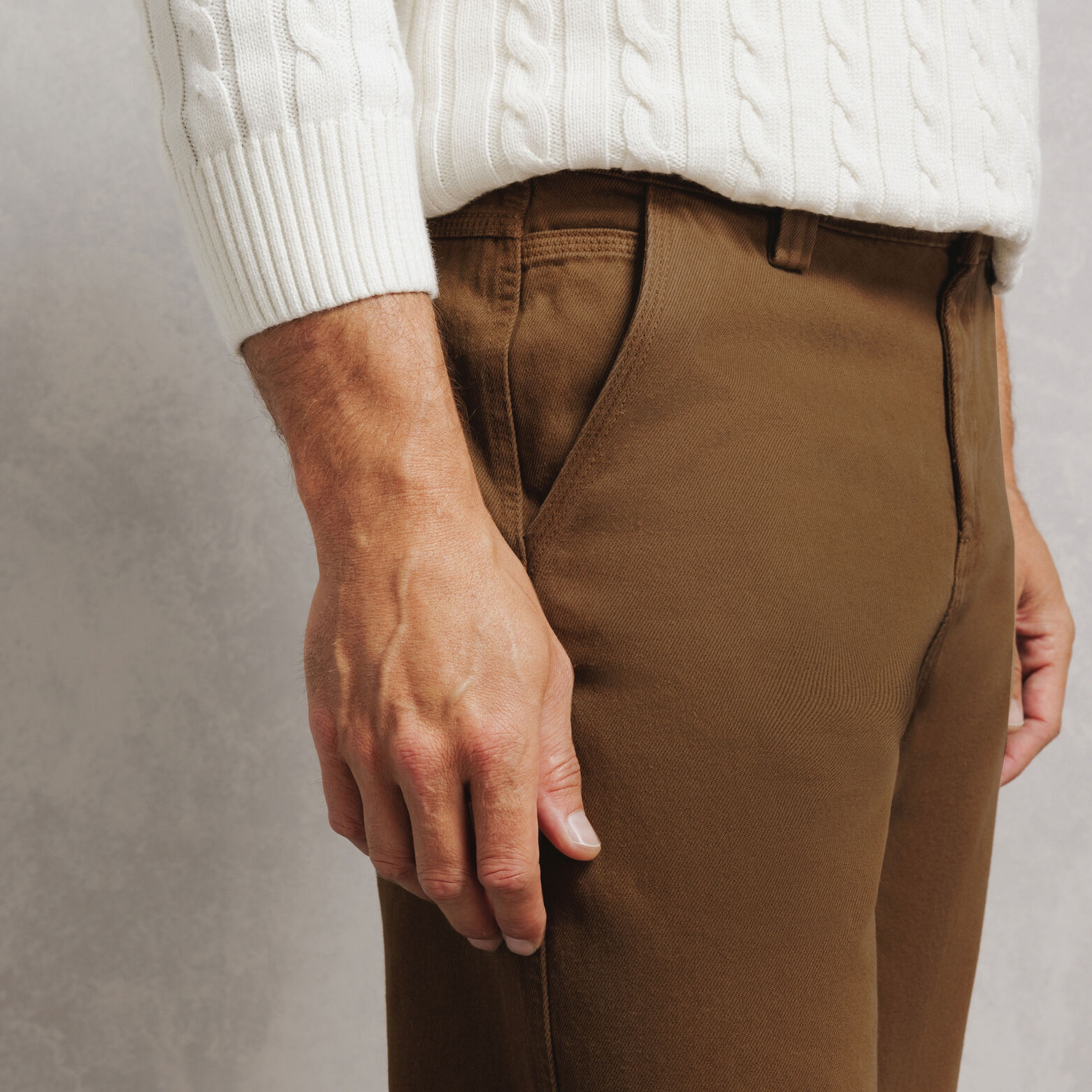 Pantalon loose 100% coton