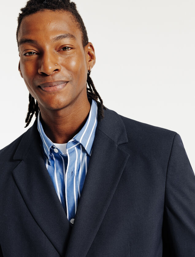 Veste de costume crois&eacute;e confort