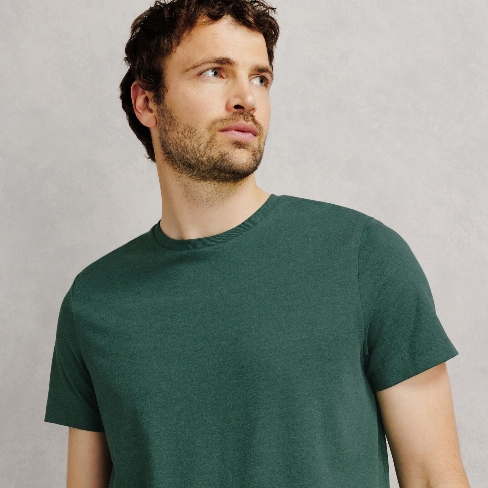 Tee shirt col rond en coton