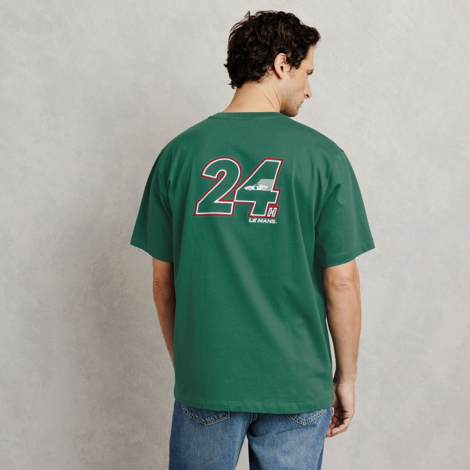 Tee shirt imprim&eacute; et brod&eacute; licence 24H le Mans