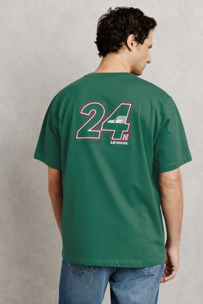 Tee shirt imprim&eacute; et brod&eacute; licence 24H le Mans