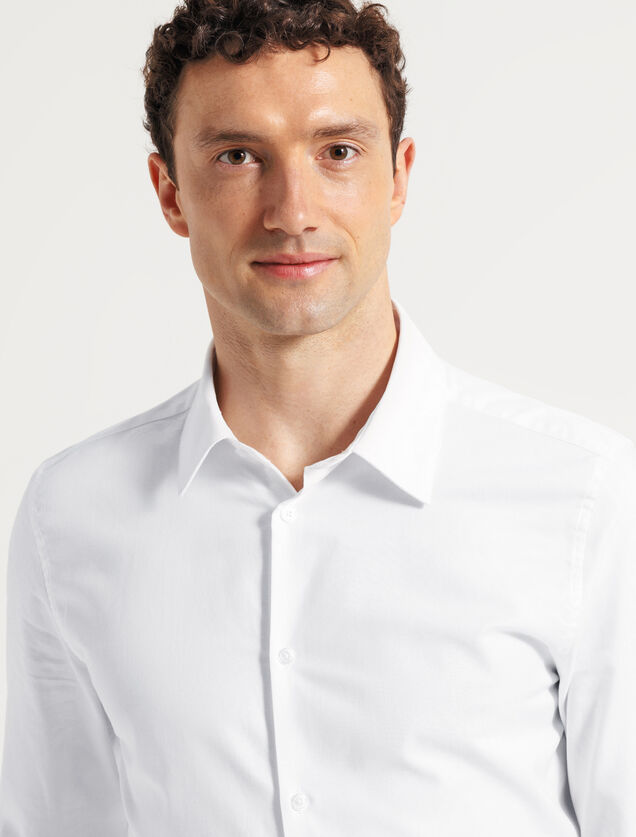 Chemise slim coton