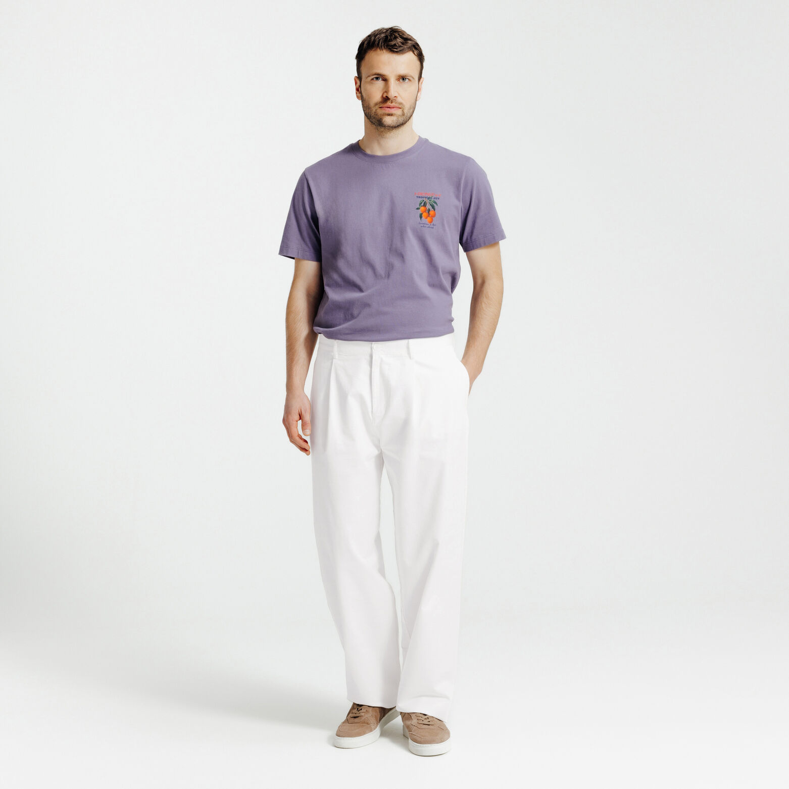 Geplooide skate broek