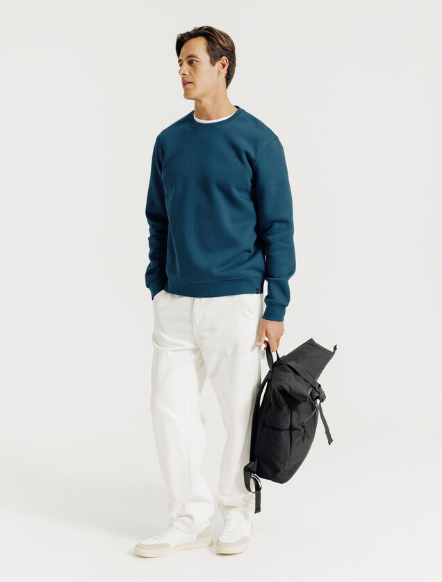 Sweat col rond uni
