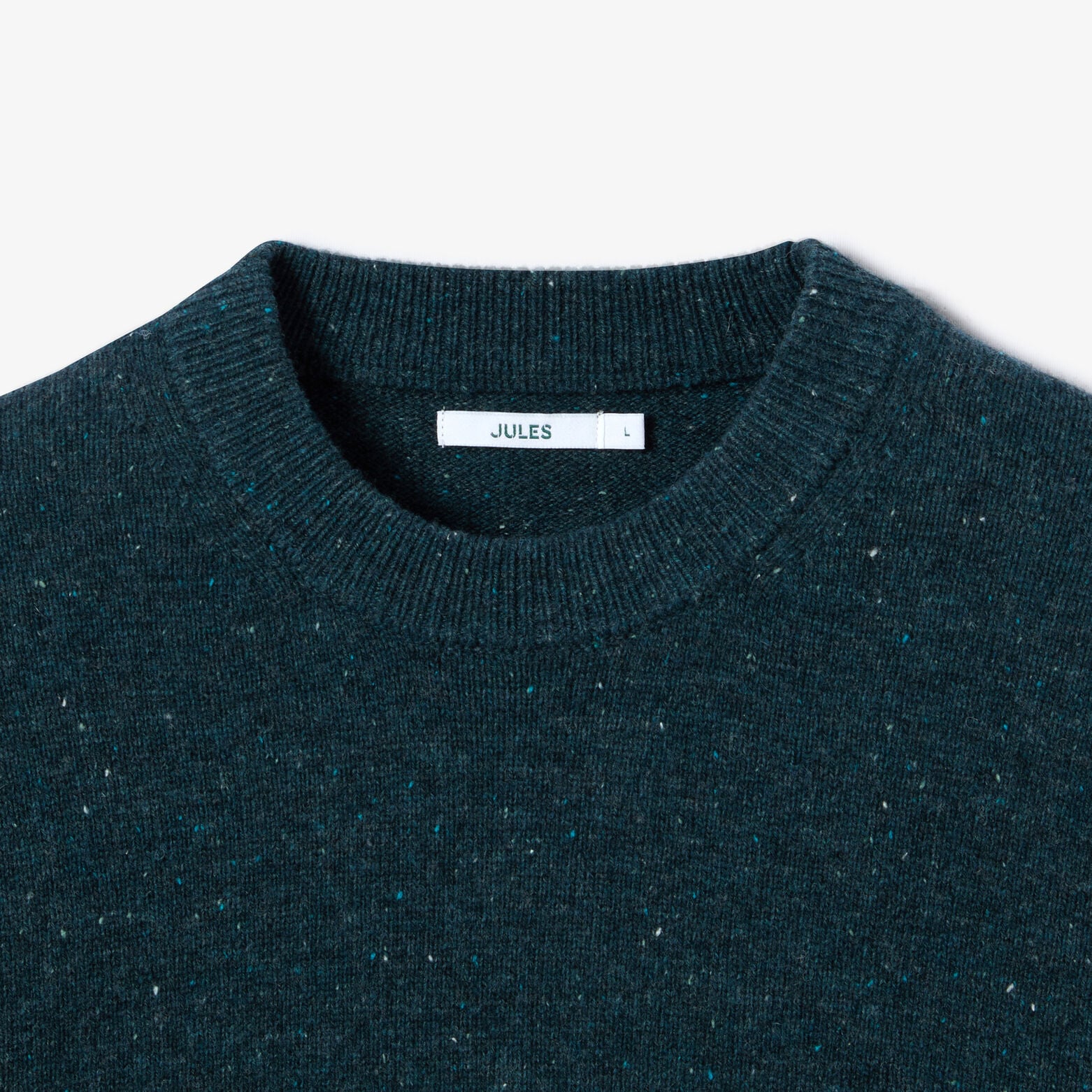 Trui met ronde hals en merino