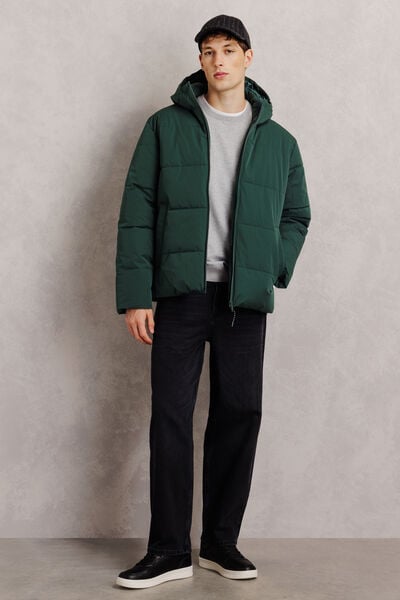 Doudoune &agrave; capuche mati&egrave;re waterproof