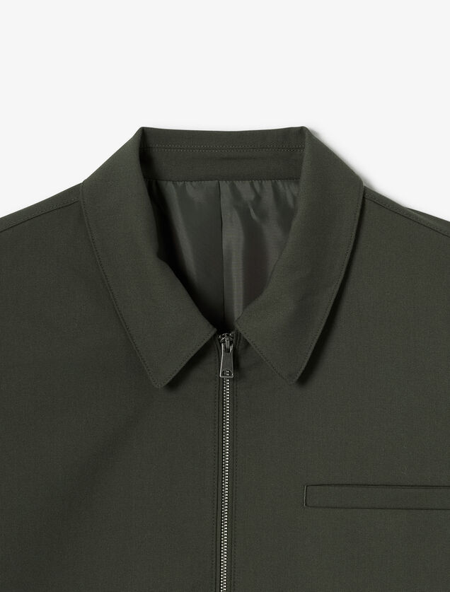 Jasje hemdskraag met rits