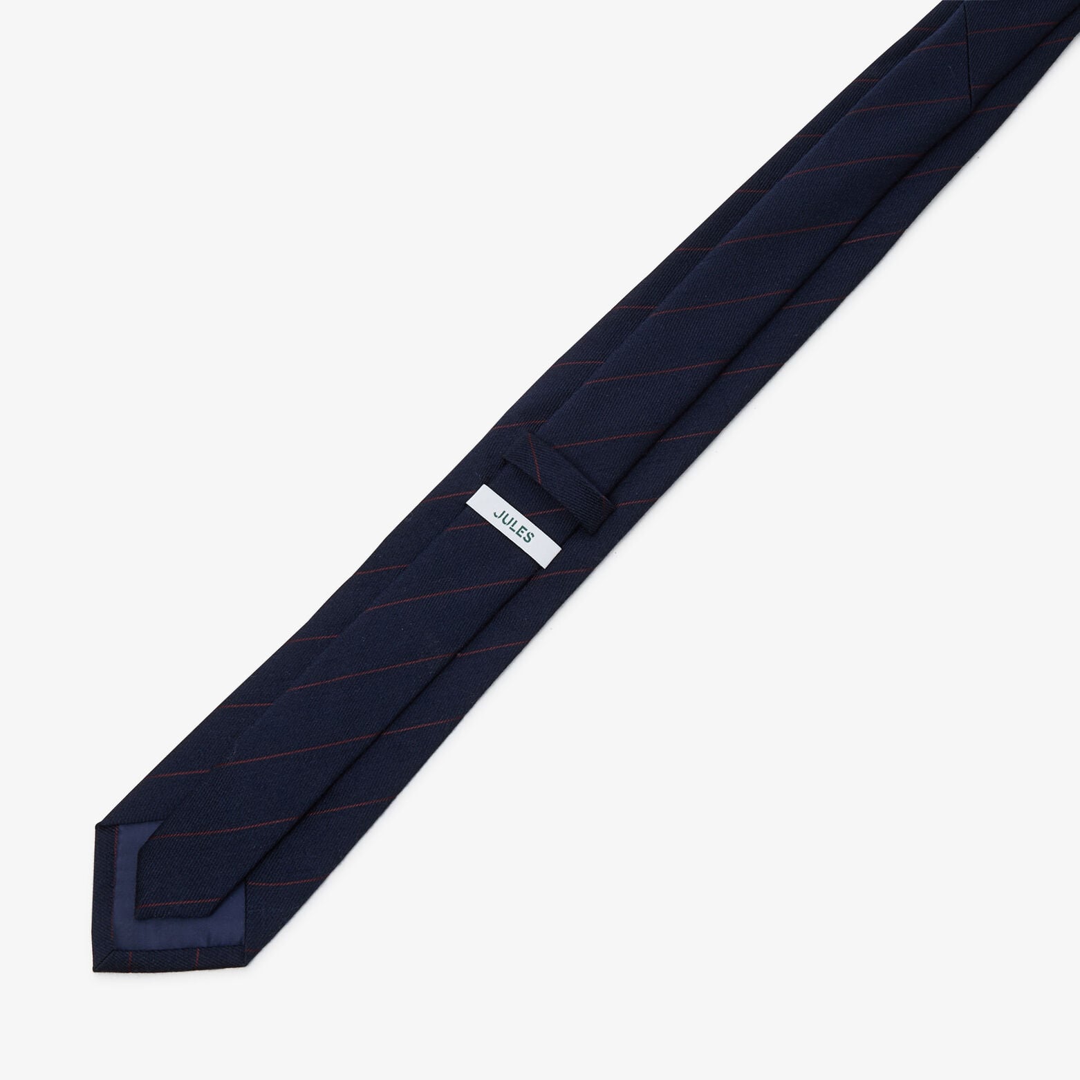 Cravate en flanelle ray&eacute;e