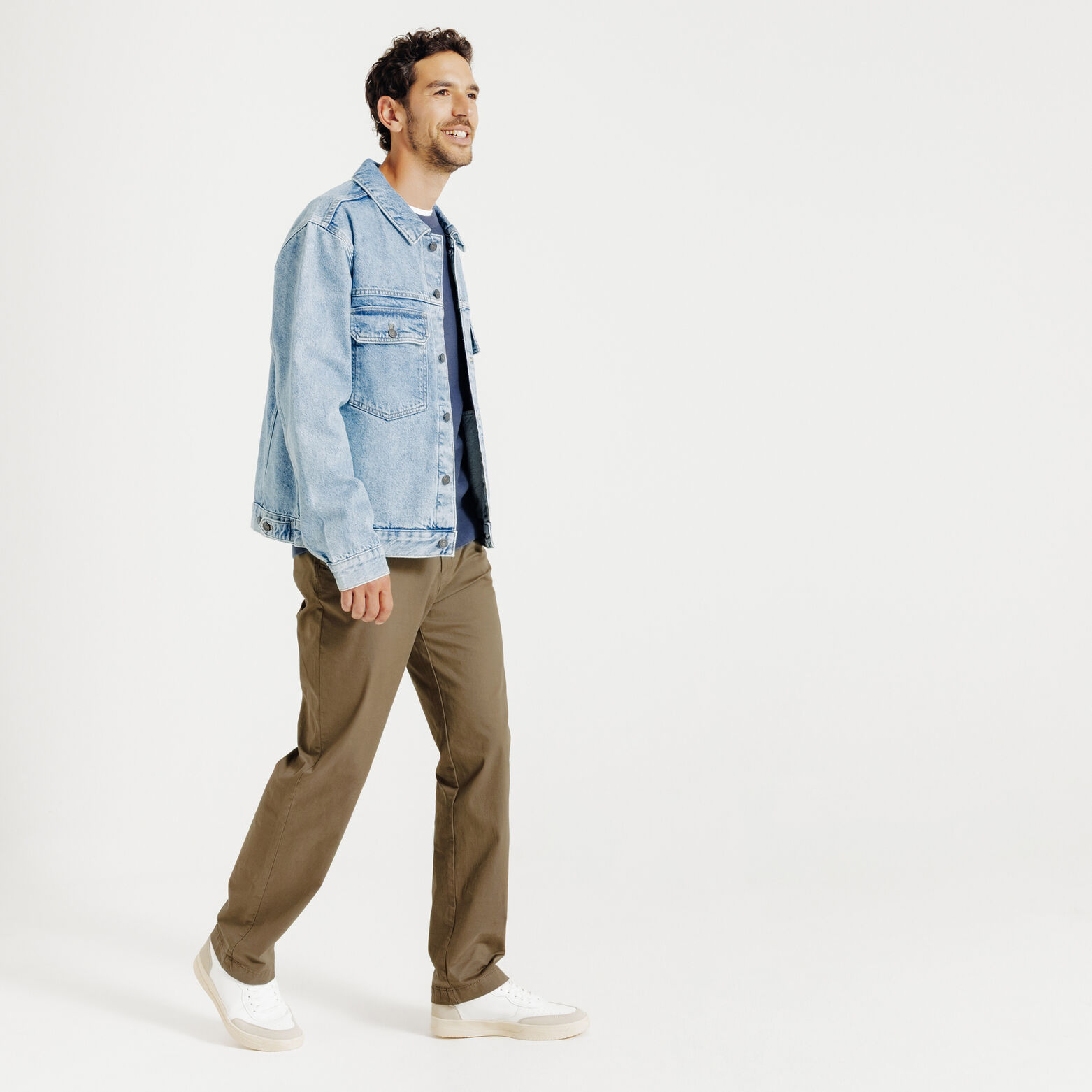 Pantalon chino loose