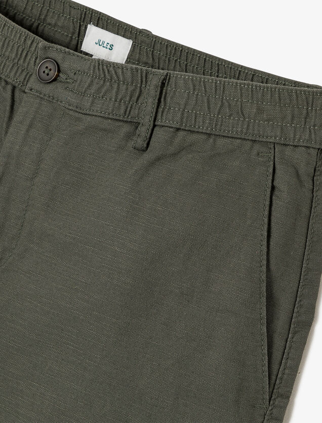 Bermuda en coton lin