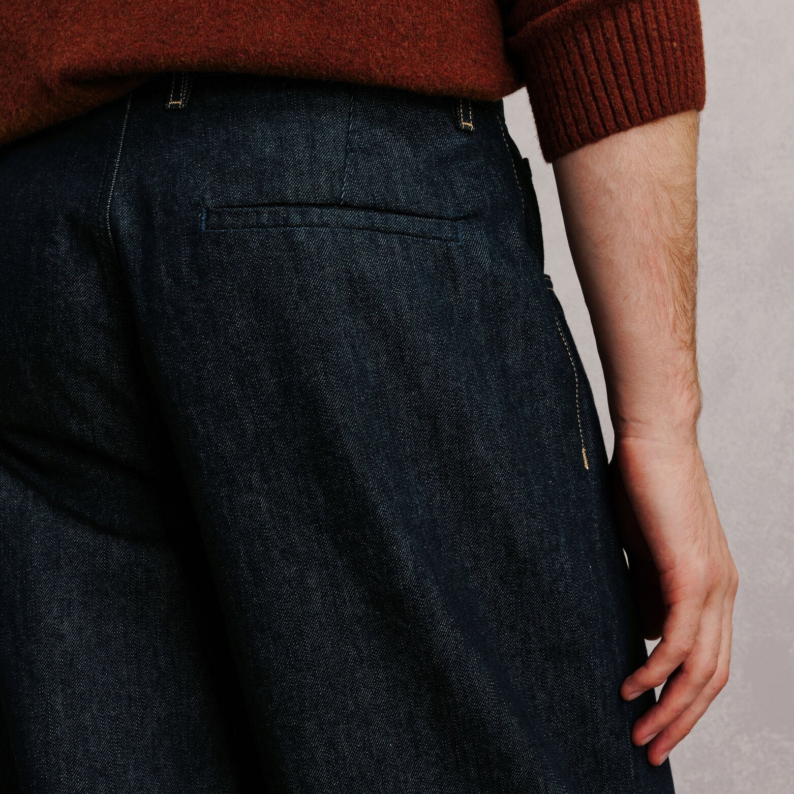 Barrel jeans raw 100% katoen