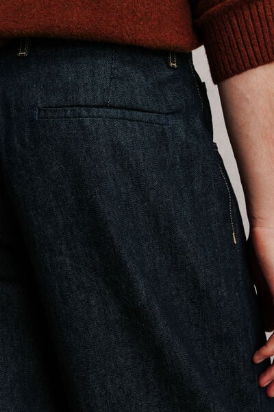 Barrel jeans raw 100% katoen