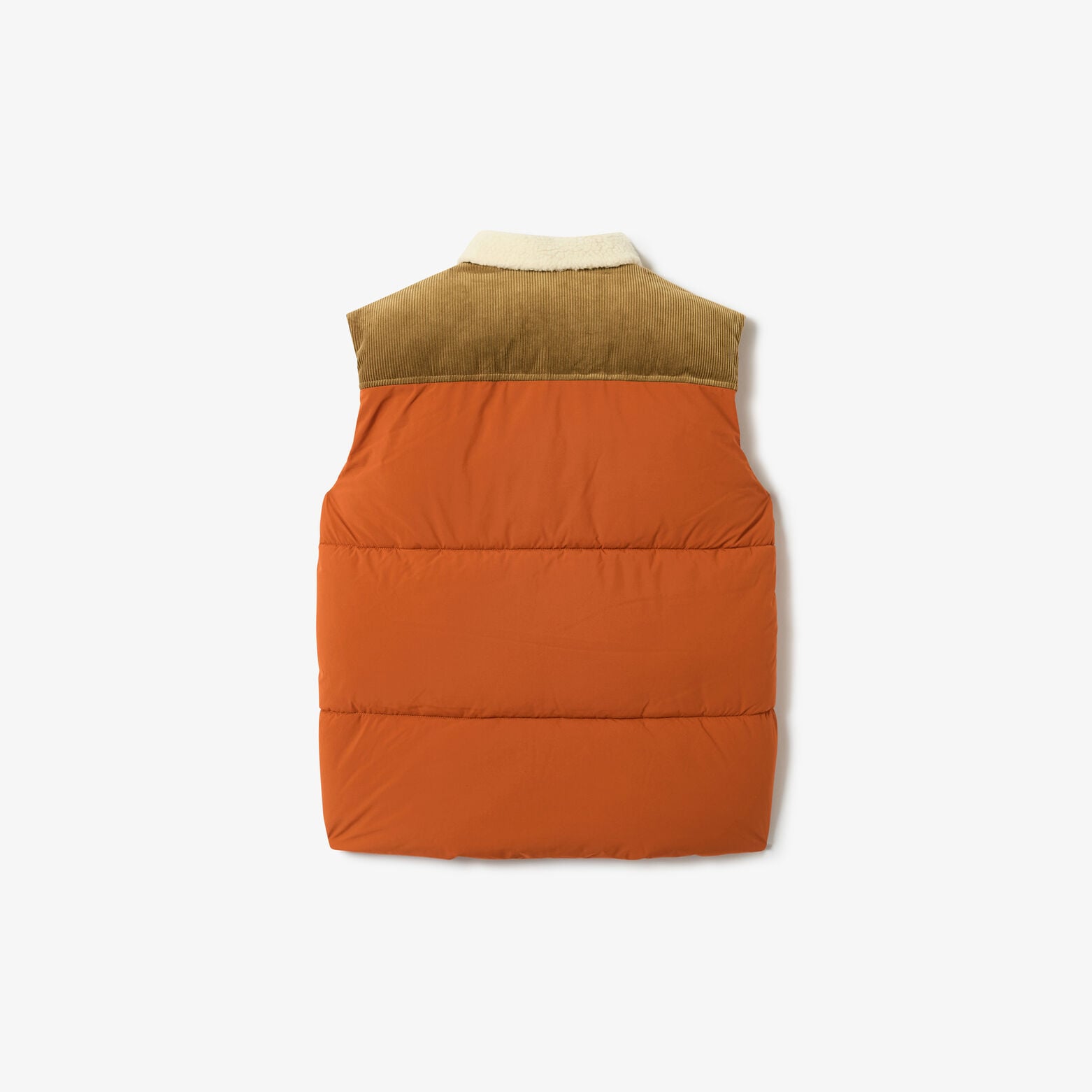 Doudoune sans manches col en sherpa