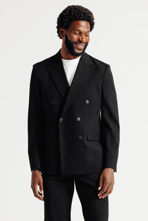 Veste de costume confort double boutonnage