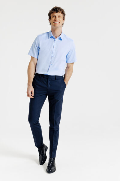 Chemisette en coton sans repassage