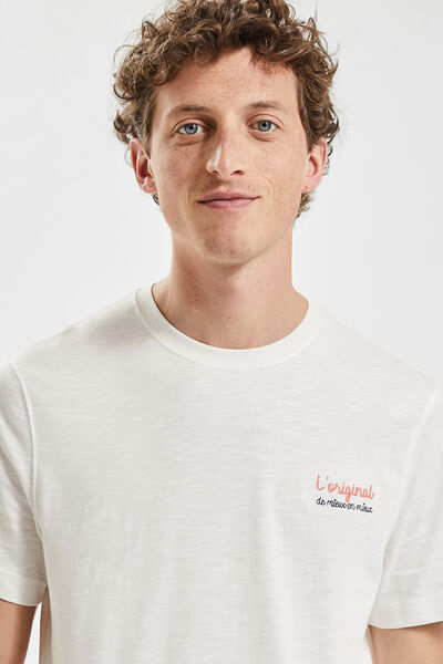 Tee shirt "le parfait by JULES" broderie poitrine