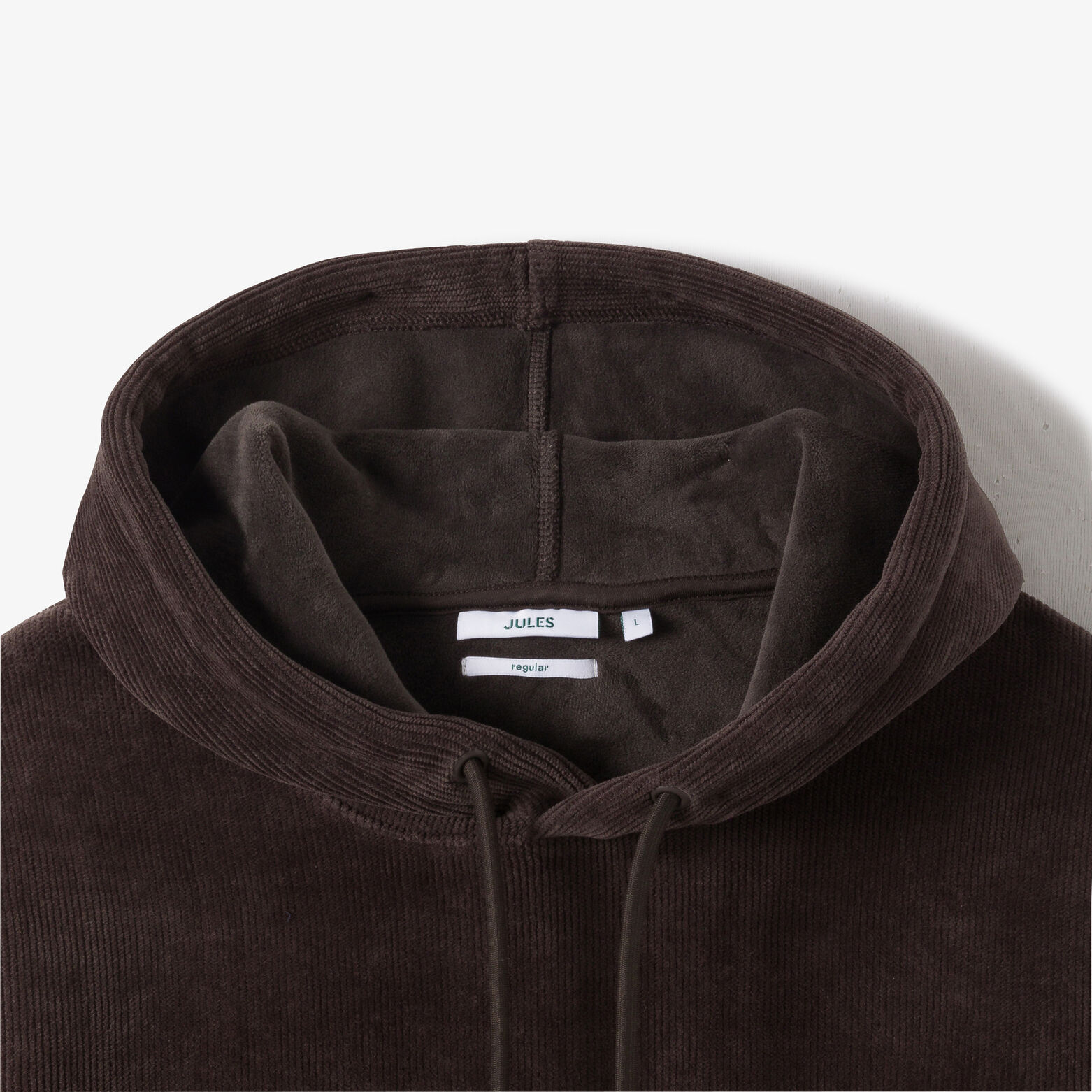 Sweat à capuche velours