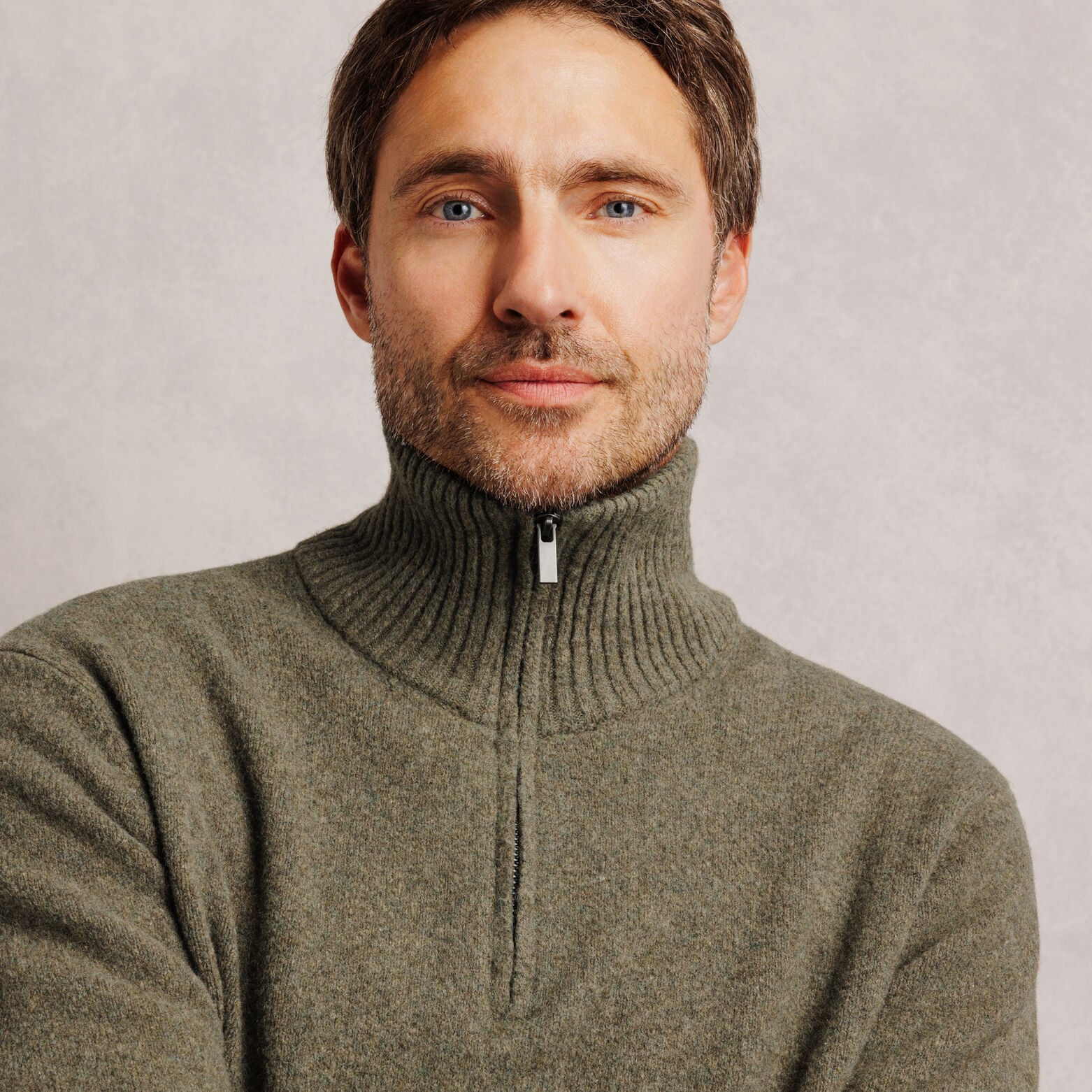 Pull col camionneur mousseux