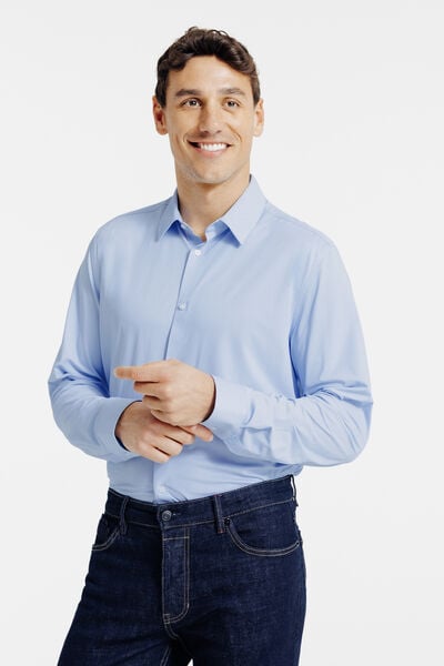 Chemise slim unie