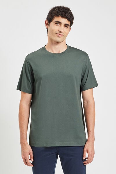 Tee shirt "le parfait by JULES" coton issu de l'ag Vert