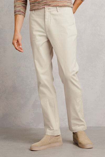 Straight twill broek