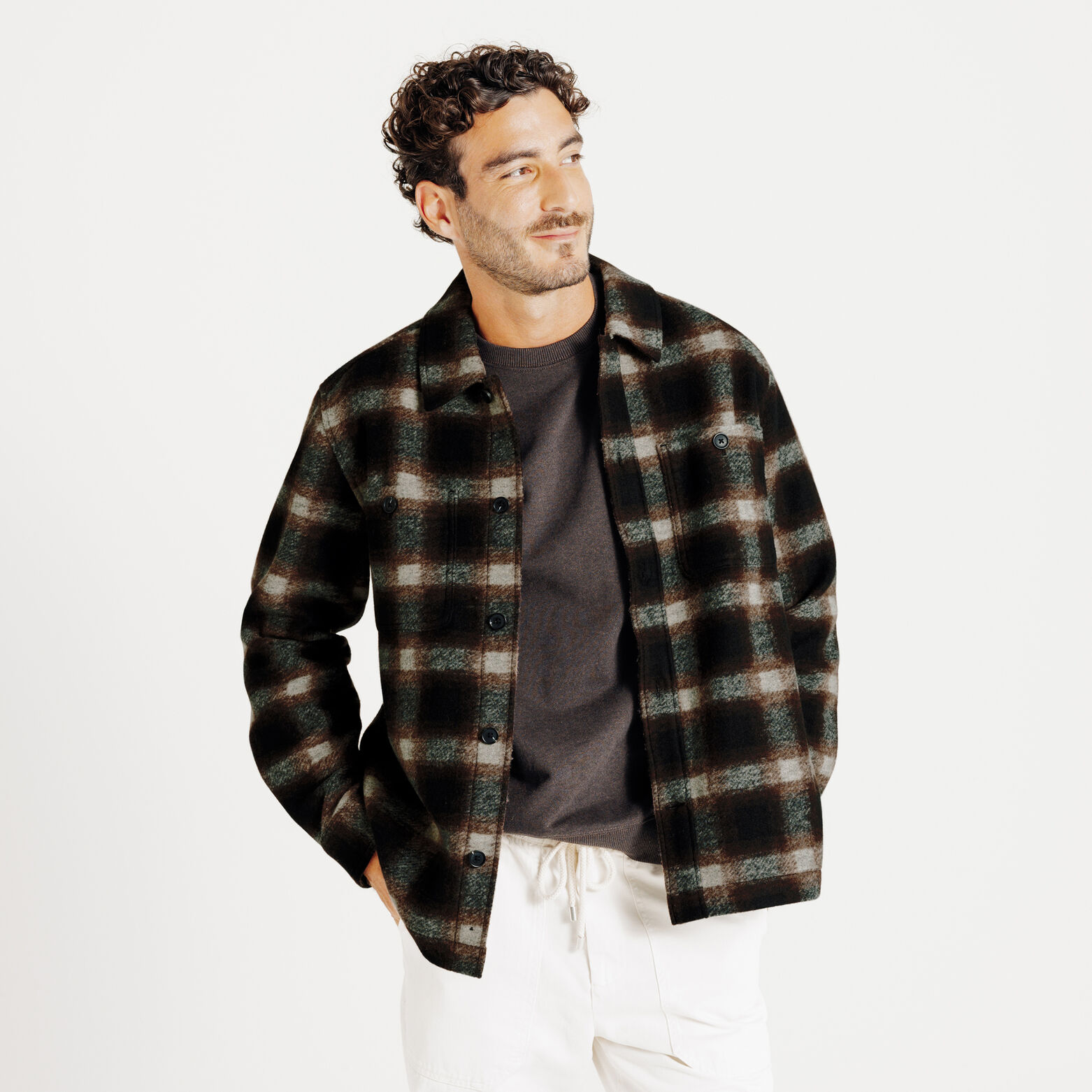 Surchemise &agrave; carreaux