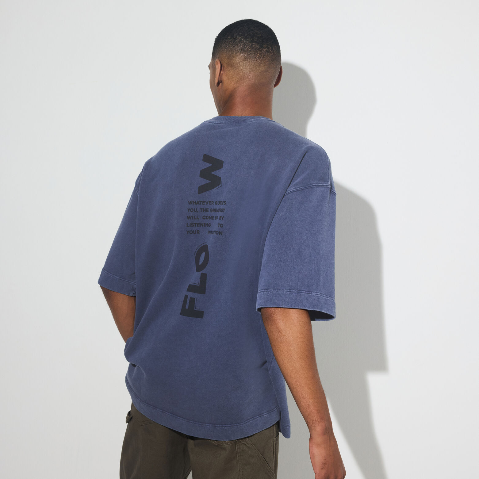 Oversized t-shirt met rugprint