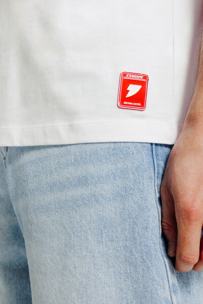 Tee shirt imprim&eacute; dos licence L'&Eacute;quipe