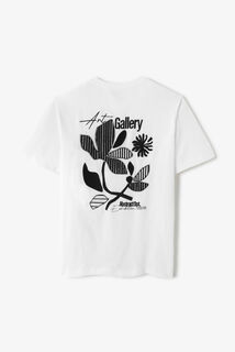 T-shirt met print voor- en achteraan