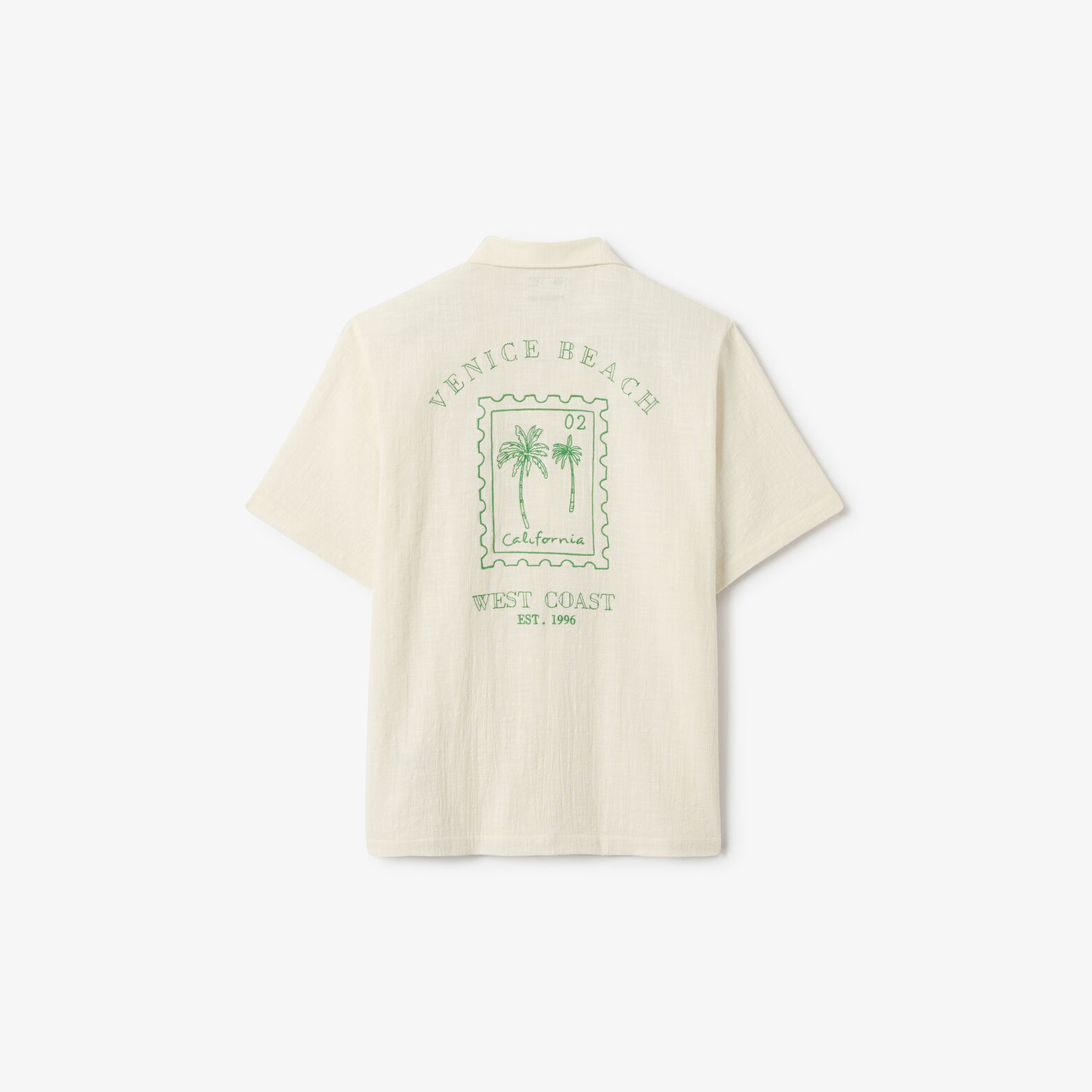 Chemisette en coton broderie dos