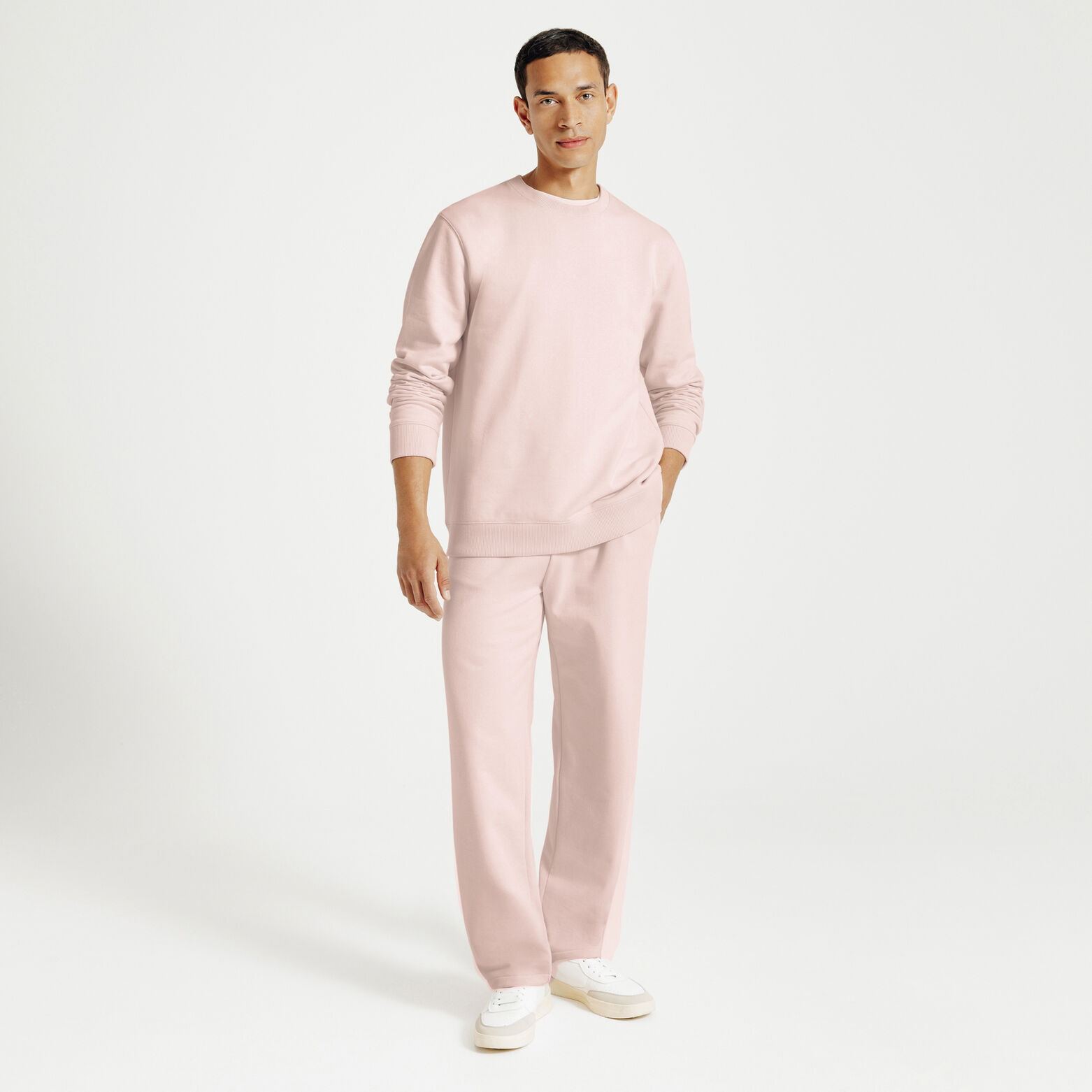 Sweat col rond uni