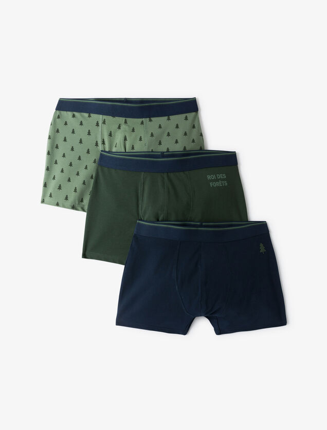Coffret 3 boxers esprit No&euml;l