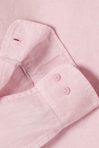 Chemise 100% lin regular unie