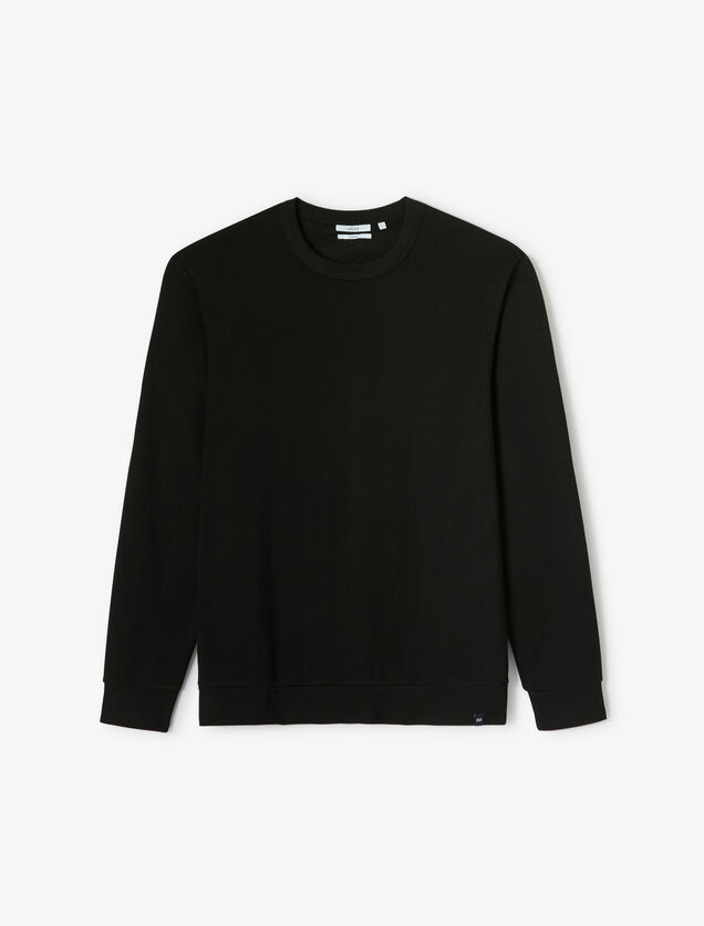 Sweat col rond uni