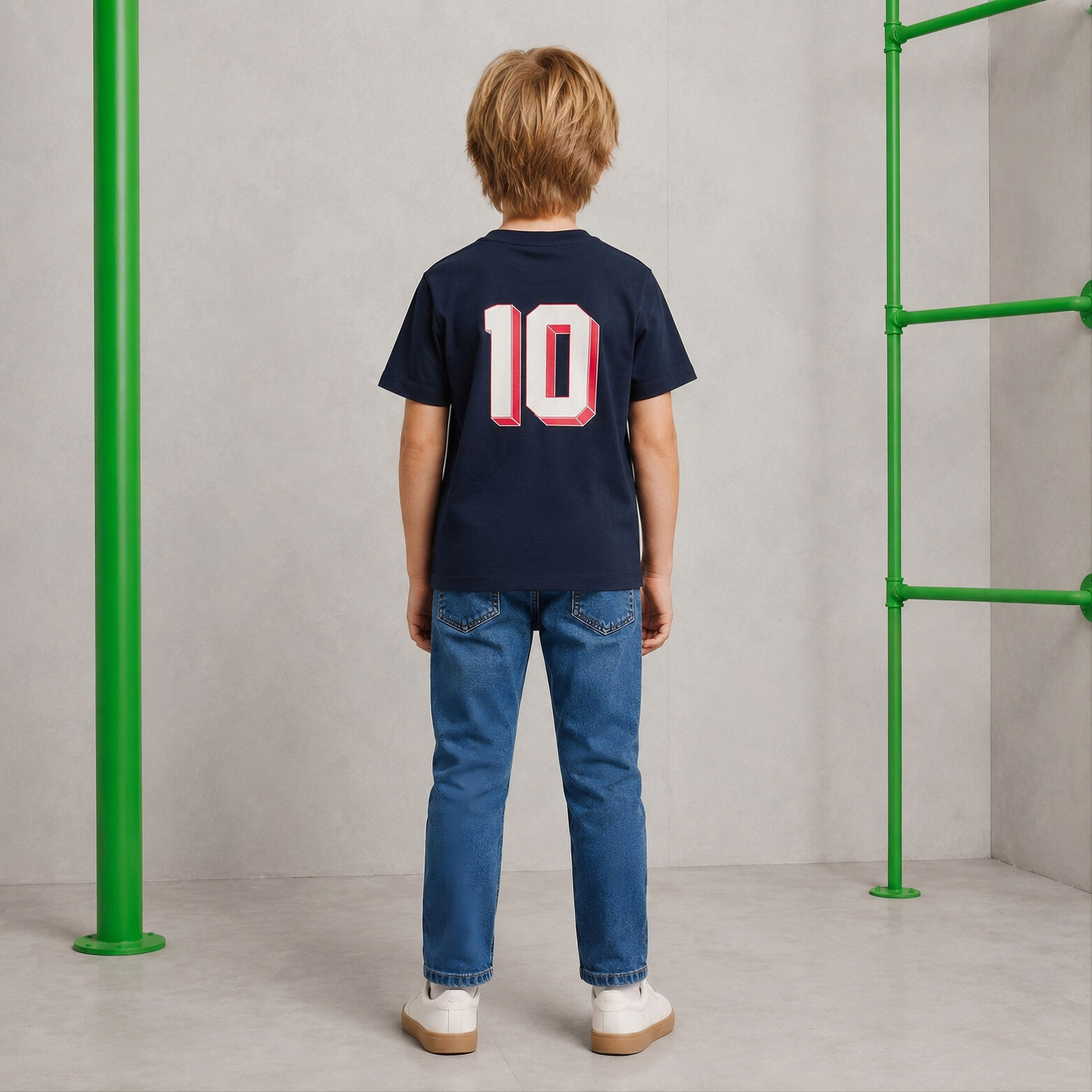 Tee shirt enfant imprim&eacute; dos licence L'&Eacute;quipe