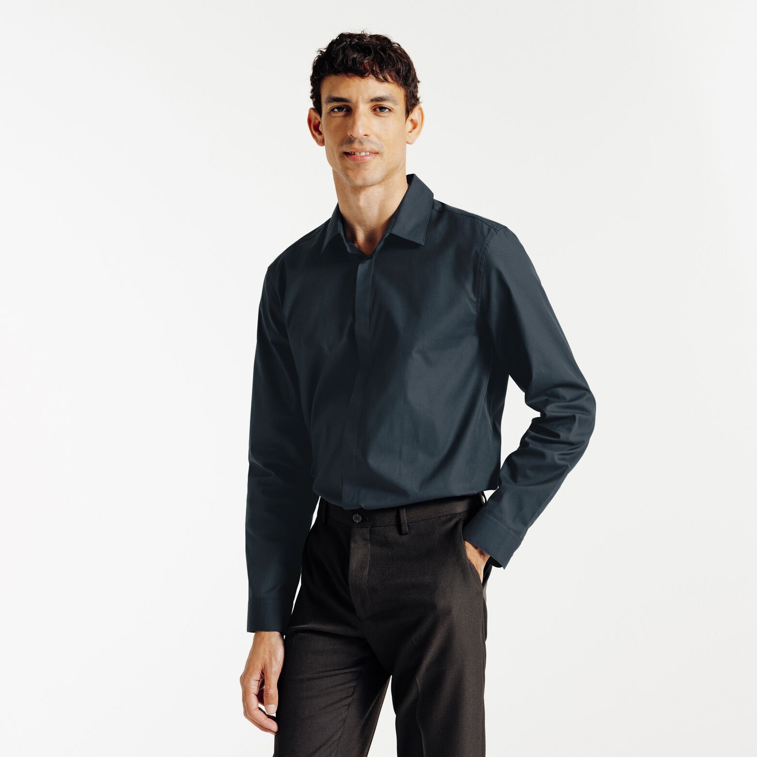 Chemise en coton slim