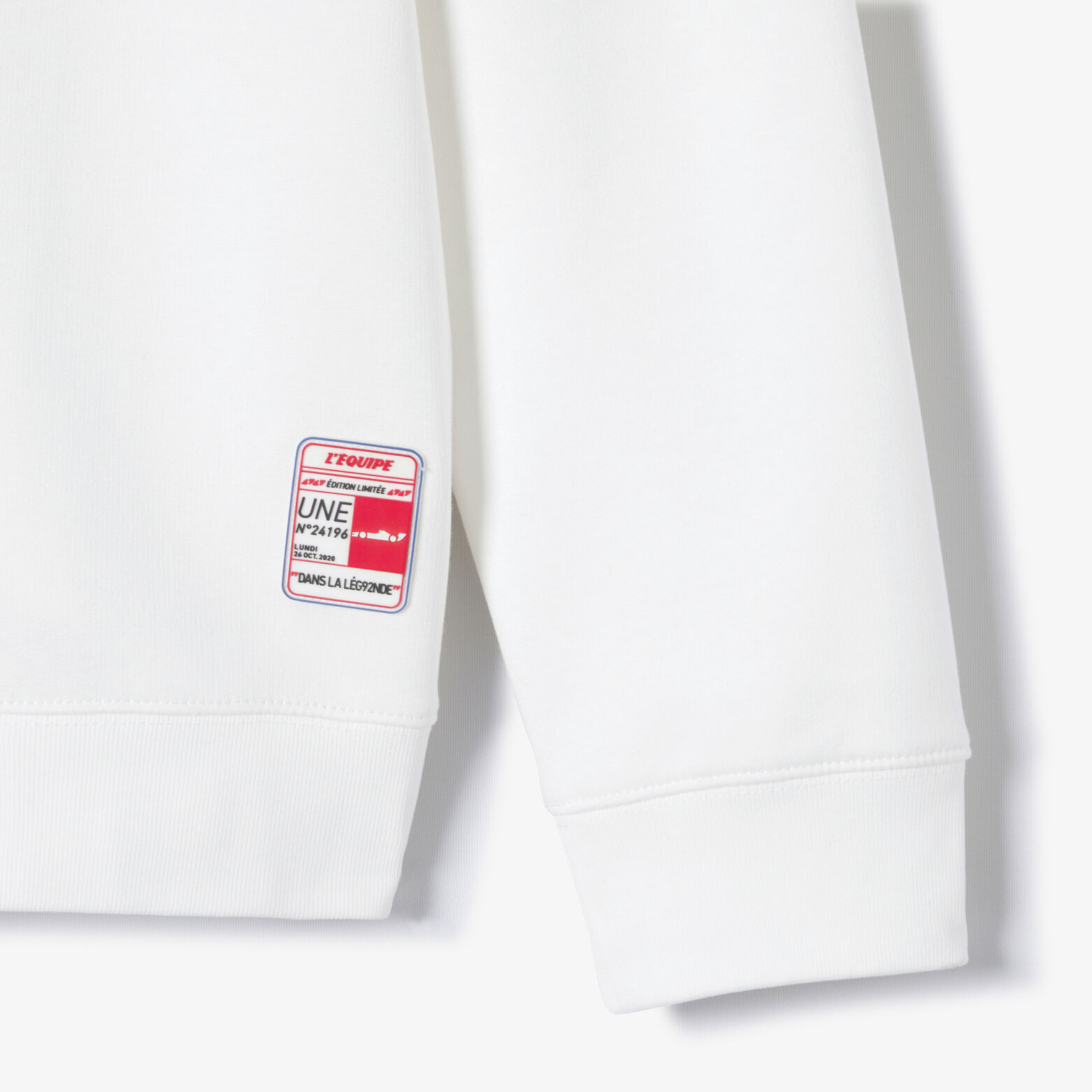 Sweat col rond imprim&eacute; licence L'&Eacute;quipe