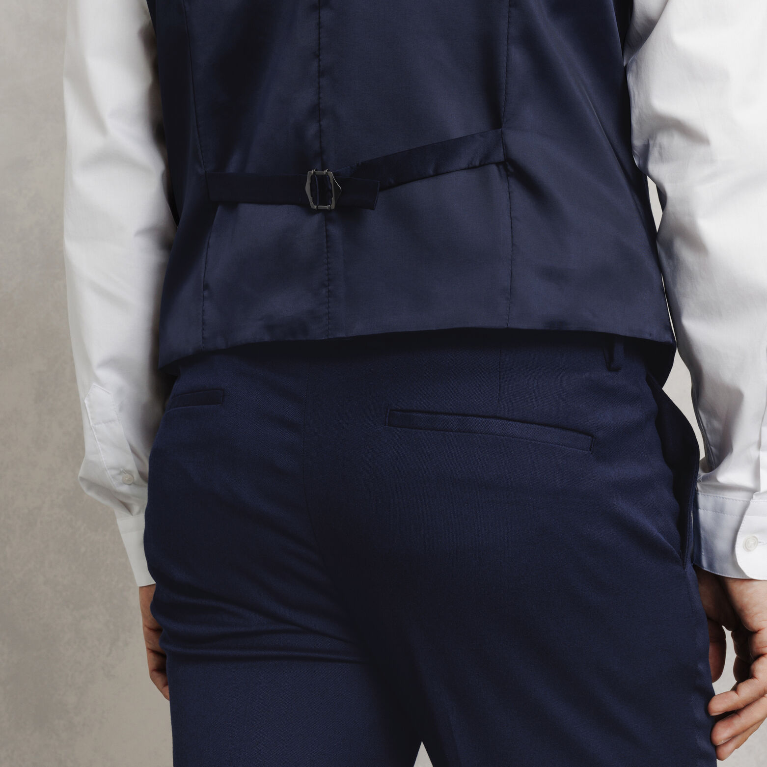 Effen slim kostuumgilet