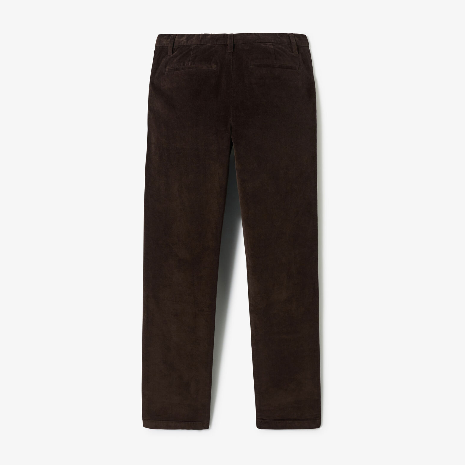 Fluwelen straight chinobroek