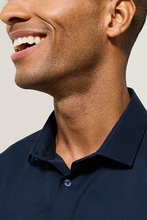 Chemise sans repassage slim en coton