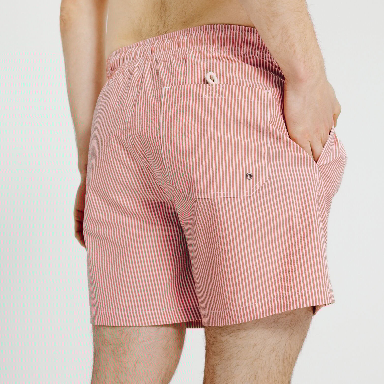 Maillot de bain seersucker ray&eacute;