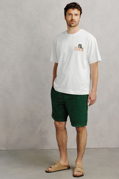 Tee shirt imprim&eacute; devant et dos fleurs