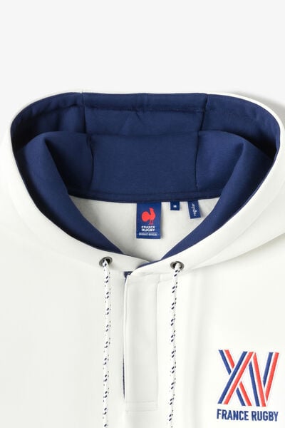 Sweat &agrave; capuche brod&eacute; licence France Rugby