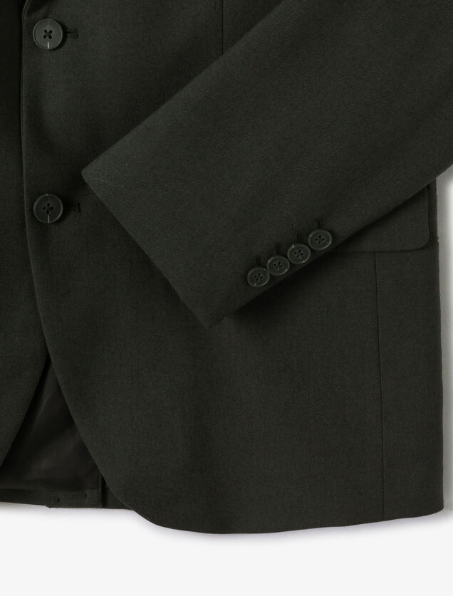 Comfort fit kostuumvest in flanel